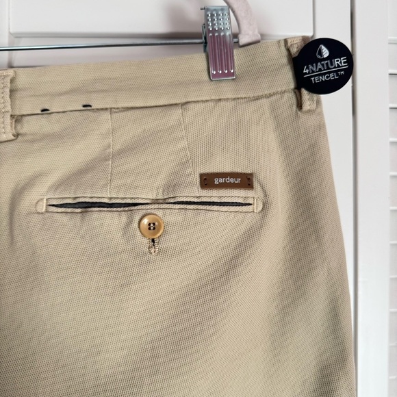 GARDEUR Modern Chino Slim Fit Savage 2 Pants Golf Nautical Size 38x34 NEW - Picture 5 of 9